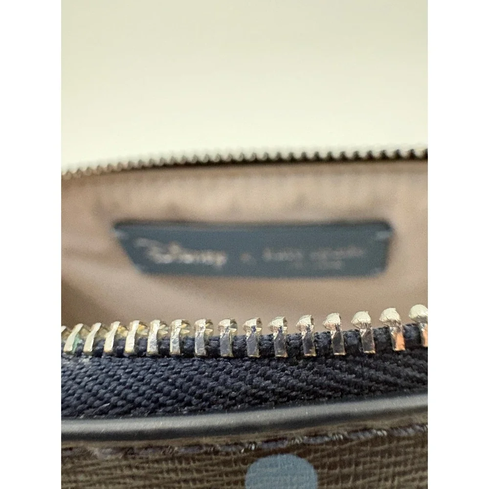 Kate Spade Disney Alice in Wonderland Cosmetic Makeup Case Blue Polka Dot